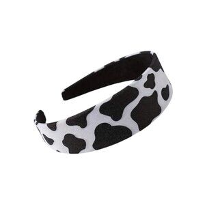 COW PRINT THICK HEADBAND